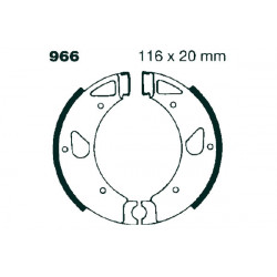 EBC Přední Brzdové obložení Organic 805
