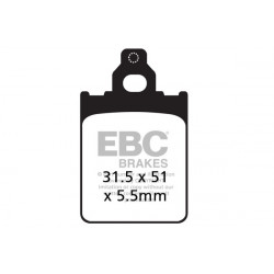 EBC Brzdové obložení SFA Scooter Organic SFA186