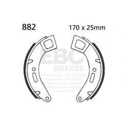 EBC Přední Brzdové obložení Organic 805