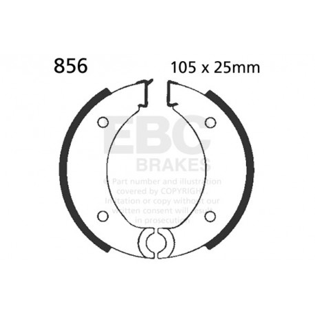 Brzdy EBC Moto EBC Přední Brzdové obložení Organic 805 | race-shop.cz