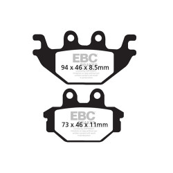 EBC Brzdové obložení Organic FA FA377