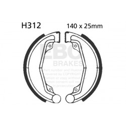EBC Brzdové čelisti Organic H312