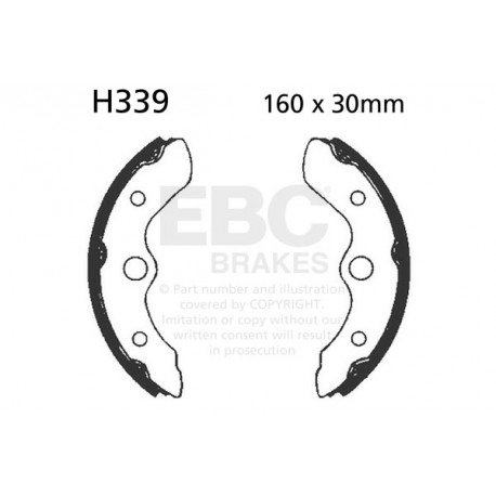 Brzdy EBC Moto EBC Brzdové obložení Organic FA069/2 | race-shop.cz