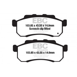 EBC Brzdové obložení Organic FA712TT