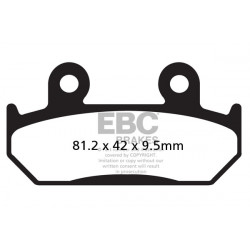 EBC Brzdové obložení Organic FA FA203