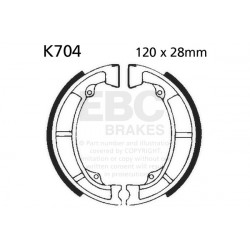 EBC Brzdové čelisti Organic K704