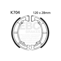 EBC Brzdové čelisti Plain K704