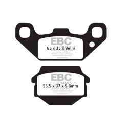EBC Brzdové obložení Organic FA128TT