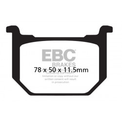 EBC Brzdové obložení Organic FA FA051