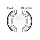 Brzdy EBC Moto EBC Brzdové čelisti Plain Y522 | race-shop.cz