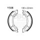Brzdy EBC Moto EBC Brzdové čelisti Plain Y508 | race-shop.cz
