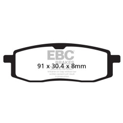 EBC Brzdové obložení Carbon TT FA105TT