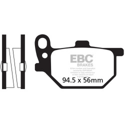 EBC Brzdové obložení Organic FA FA041