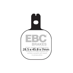 EBC Brzdové obložení Organic FA FA184