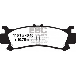 EBC Brzdové obložení Organic FA702TT