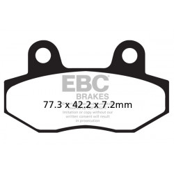 EBC Brzdové obložení SFAC Scooter Carbon SFAC086
