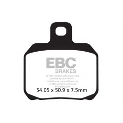 EBC Brzdové obložení V Semi-Sintered FA266V