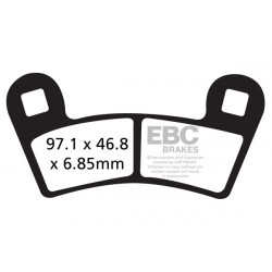 EBC Brzdové obložení SXR Race Formula Sintered SXR456HH