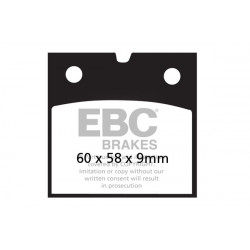EBC Brzdové obložení Semi-Sintered FA077V