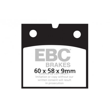 Brzdy EBC Moto EBC Brzdové obložení Semi-Sintered FA077V | race-shop.cz