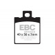 Brzdy EBC Moto EBC Brzdové obložení Semi-Sintered FA047V | race-shop.cz