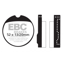 EBC Brzdové obložení Semi-Sintered FA013V