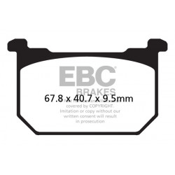 EBC Brzdové obložení Semi-Sintered FA069/3V