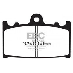 EBC Brzdové obložení Semi-Sintered FA158V