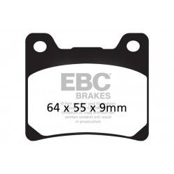 EBC Brzdové obložení V Semi-Sintered FA088V