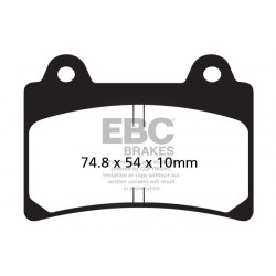EBC Brzdové obložení Semi-Sintered FA123V