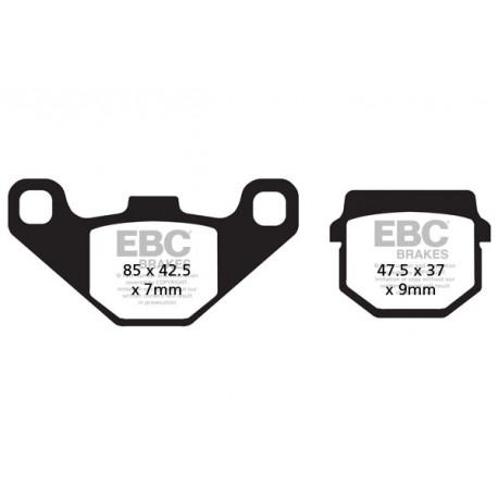 Brzdy EBC Moto EBC Brzdové obložení Sintered FA083R | race-shop.cz