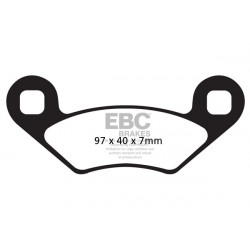 EBC Brzdové obložení R Series Sintered FA159R
