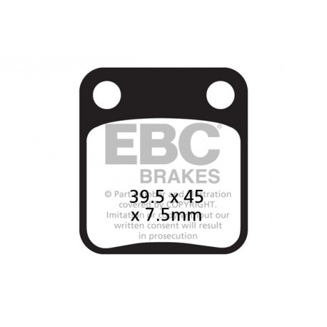 Brzdy EBC Moto EBC Brzdové obložení Sintered FA054HH | race-shop.cz