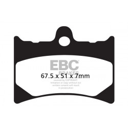 EBC Brzdové obložení Sintered FA126R