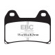 Brzdy EBC Moto EBC Brzdové obložení Sintered FA244HH | race-shop.cz