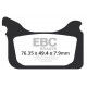 Brzdy EBC Moto EBC Brzdové obložení MXS Off Road Race Sintered MXS405 | race-shop.cz