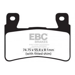 EBC Brzdové obložení Sintered FA265HH