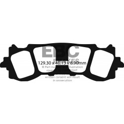 EBC Brzdové obložení Sintered FA717HH