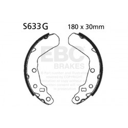 EBC Brzdové čelisti Grooved S633G