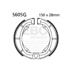 EBC Brzdové čelisti Grooved S605G