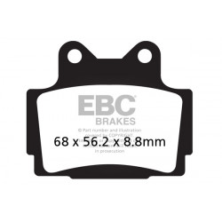 EBC Brzdové obložení Double-H Sintered FA104HH