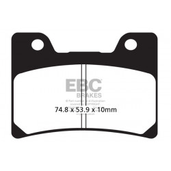 EBC Brzdové obložení Double-H Sintered FA160HH