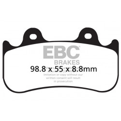 EBC Brzdové obložení Sintered FA455HH
