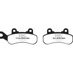 EBC Brzdové obložení R Series Sintered FA683R
