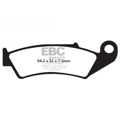 Brzdy EBC Moto EBC Brzdové obložení MXS MXS125 | race-shop.cz