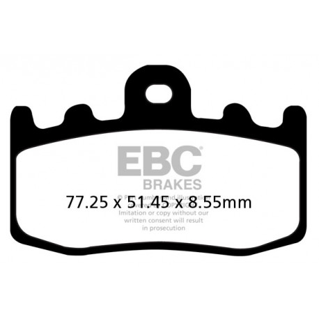 Brzdy EBC Moto EBC Brzdové obložení EPFA EPFA335HH | race-shop.cz