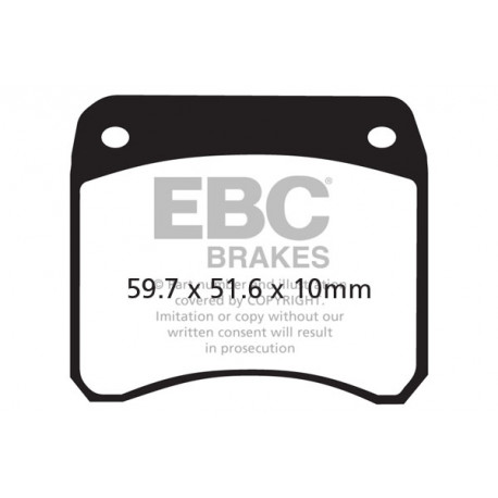 Brzdy EBC Moto EBC Brzdové obložení EPFA EPFA016HH | race-shop.cz