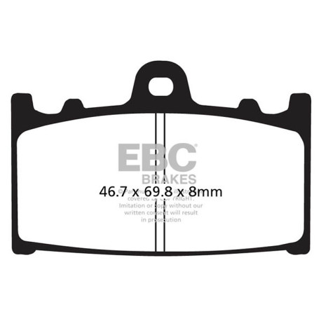 Brzdy EBC Moto EBC Brzdové obložení EPFA Extreme Pro Sintered EPFA158HH | race-shop.cz