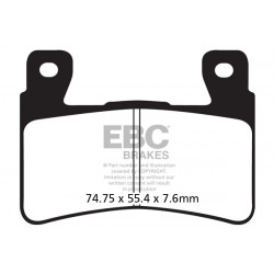 EBC Brzdové obložení EPFA Extreme Pro Sintered EPFA296HH