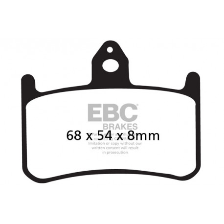 Brzdy EBC Moto EBC Brzdové obložení EPFA Extreme Pro Sintered EPFA187HH | race-shop.cz
